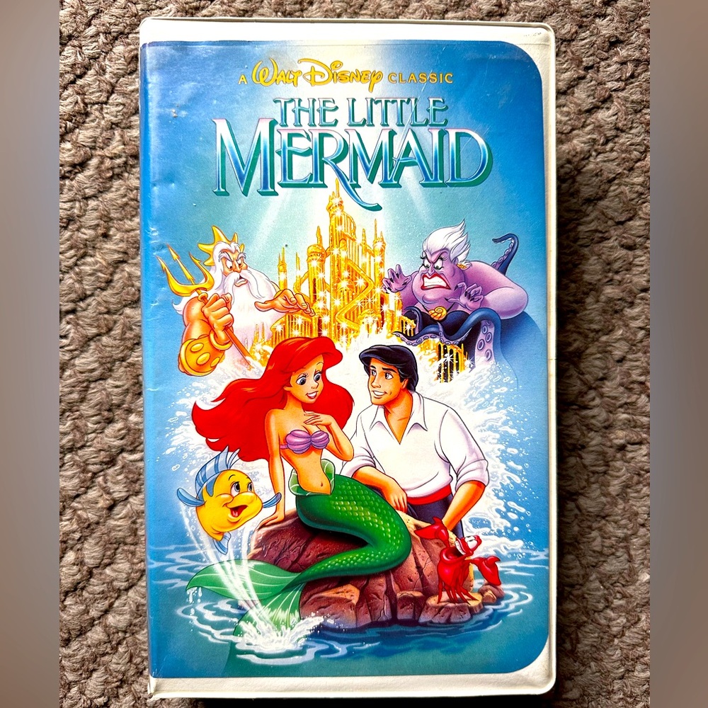 Little Mermaid on VHS .. Discontinued Cover